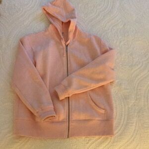 Lady Footlocker size large pink hoodie sweatshirt jacket.